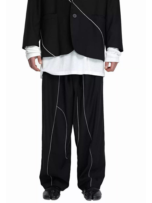 TKYESTUDIO High Waist Drawstring Pleated Trousers 2020F/W
