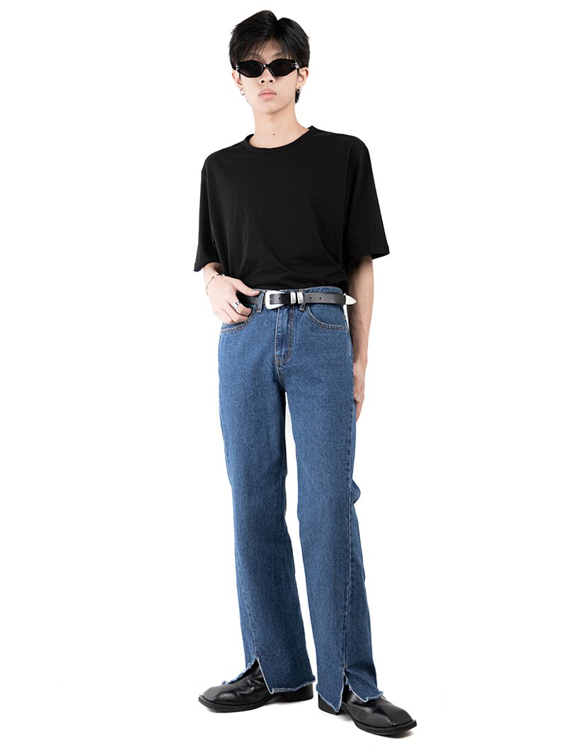 Boot Cut Straight Denim 