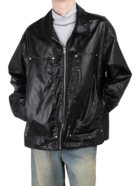 Ultra Thin Leather Jacket 