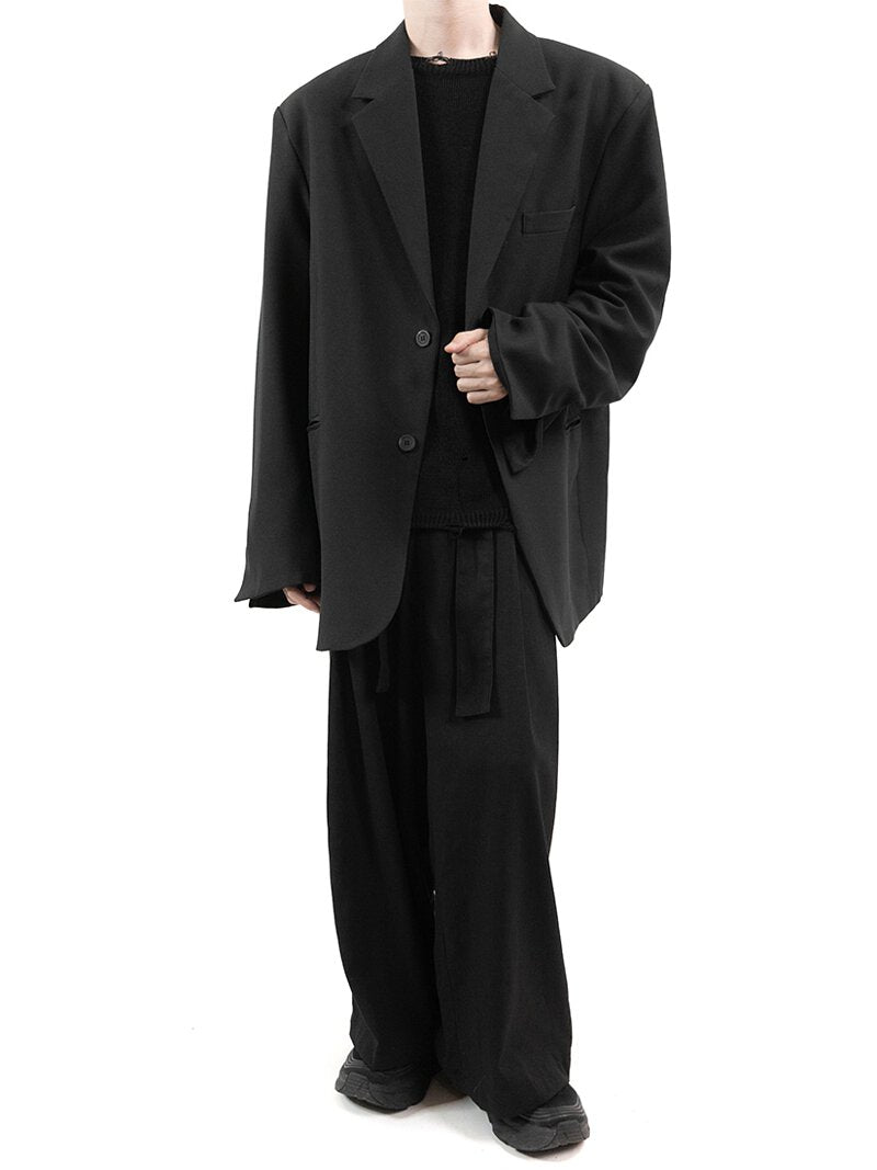 Side Pocket Oversized Blazer 