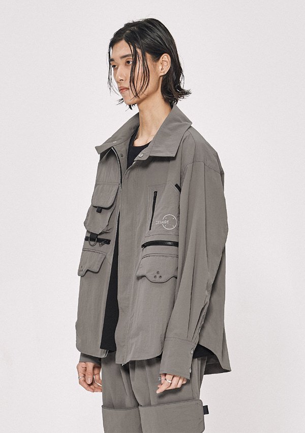 [DE-NAGE] Neo Wave Jacket Grey_0149 