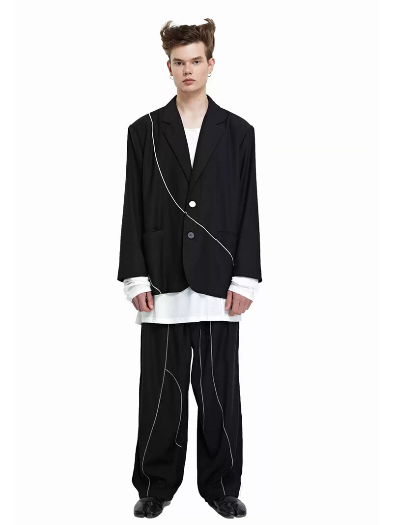 TKYESTUDIO High Waist Drawstring Pleated Trousers 2020F/W