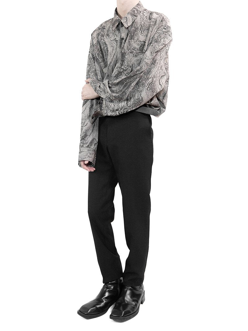 Basic Semi Wide Slacks. 