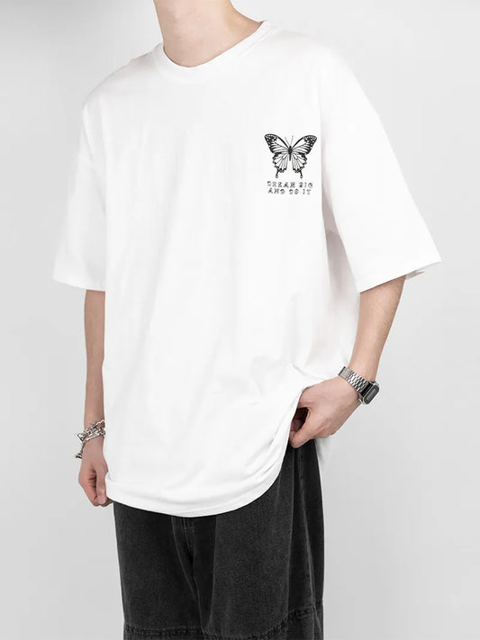 Butterfly Pattern T-shirt 