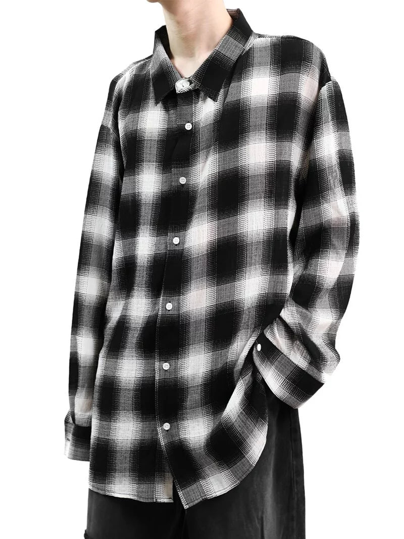 See Through Check Shirt