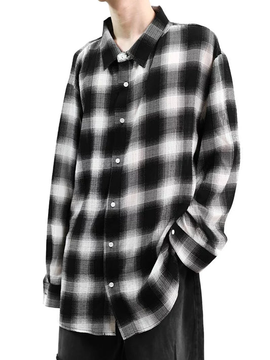 See Through Check Shirt