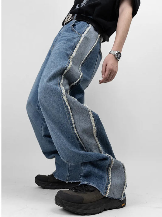 Reverse Track Wide Denim 