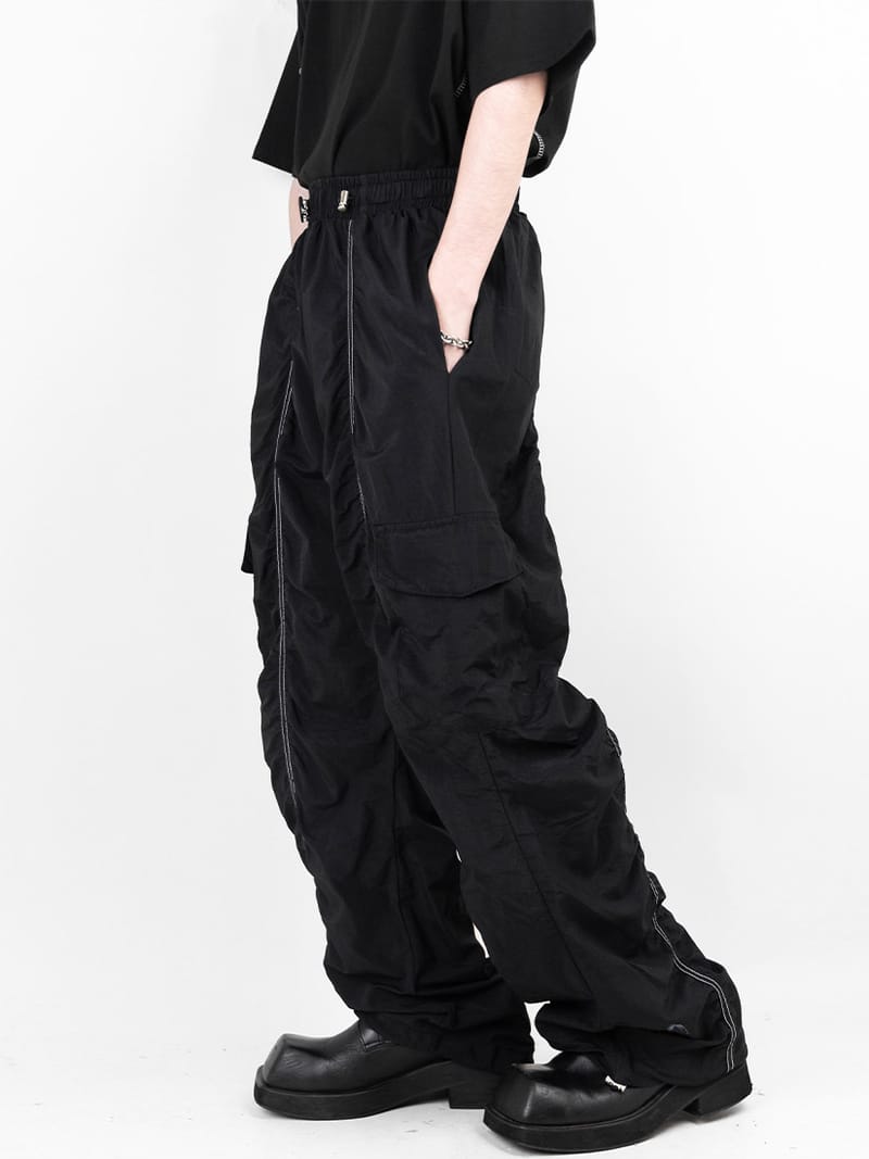 Line Shirring Banding Pants