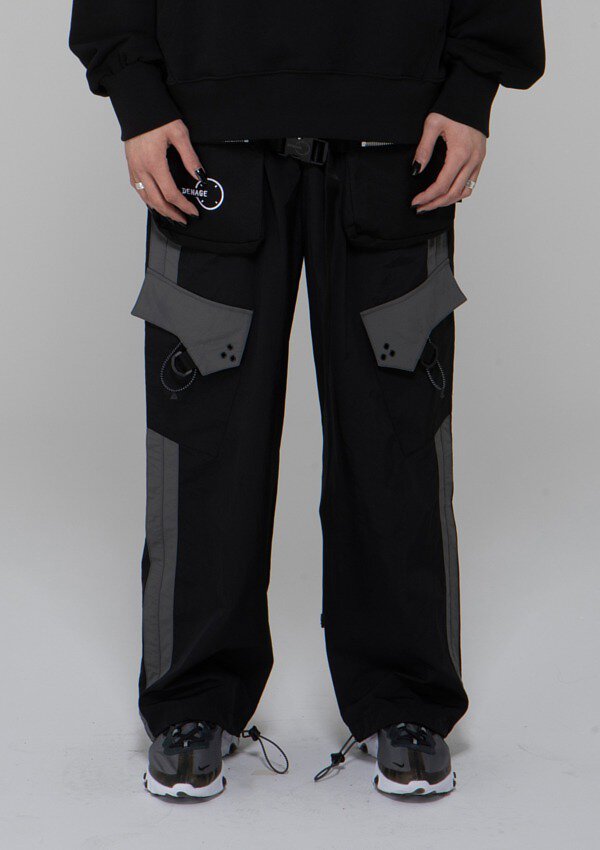 [DE-NAGE]Combat cargo pants Gray_0070 