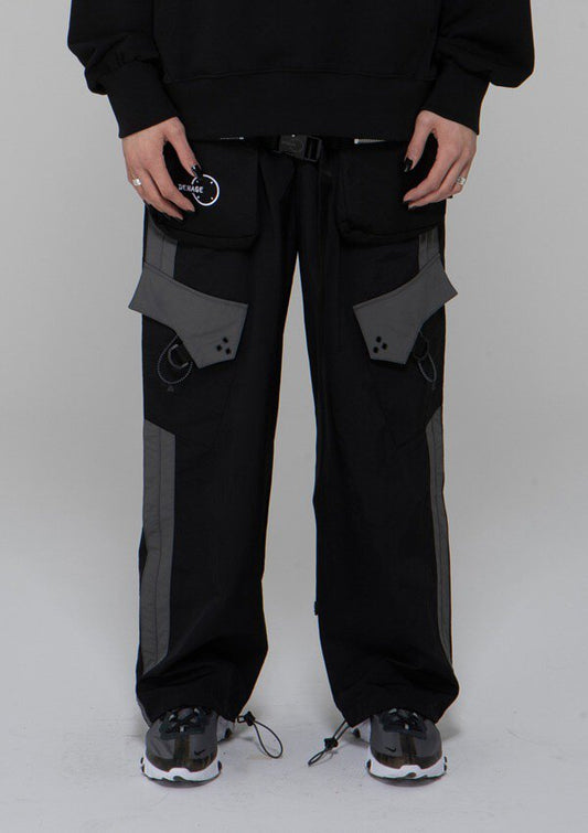 [DE-NAGE]Combat cargo pants Gray_0070 
