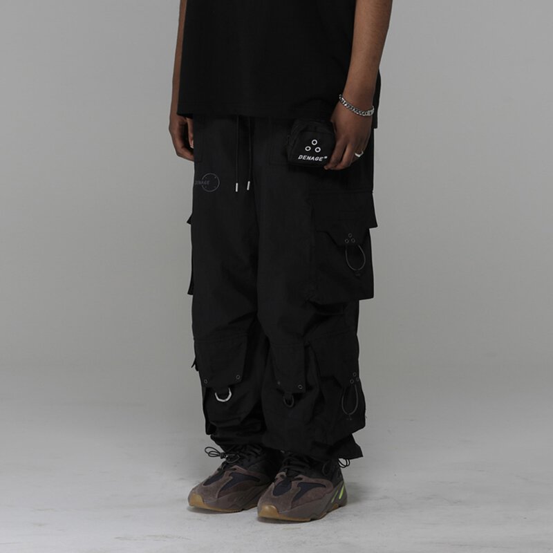 [DE-NAGE] 9 Pocket Cargo Pants Black_0050
