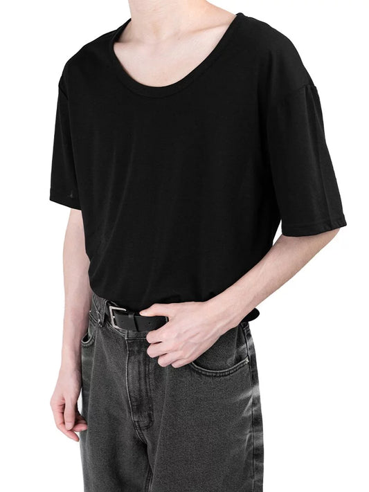 U-neck Short-sleeved T-shirt 