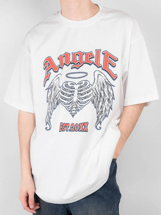 Angele Printed Over T-shirt 