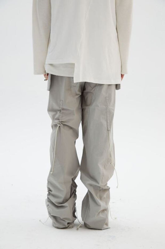 TKYESTUDIO RUCHED TROUSERS 