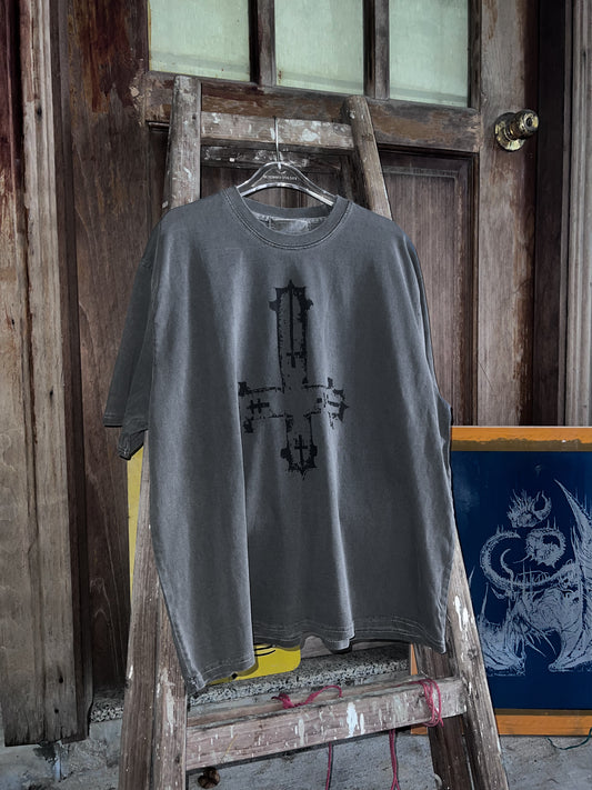 Vintage Cross Print Tee
