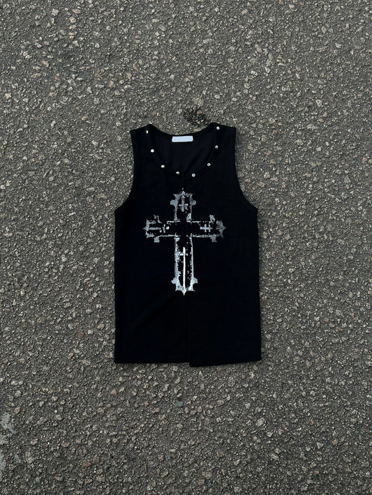 Irregular Cross Vest
