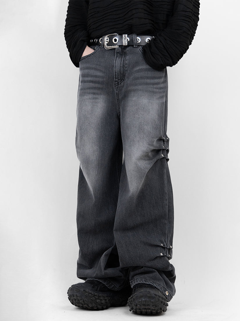 Falls Rivet Over Denim Pants