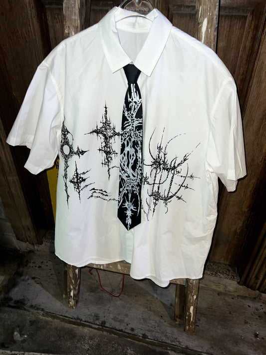 Print Short sleeve Shirt 04