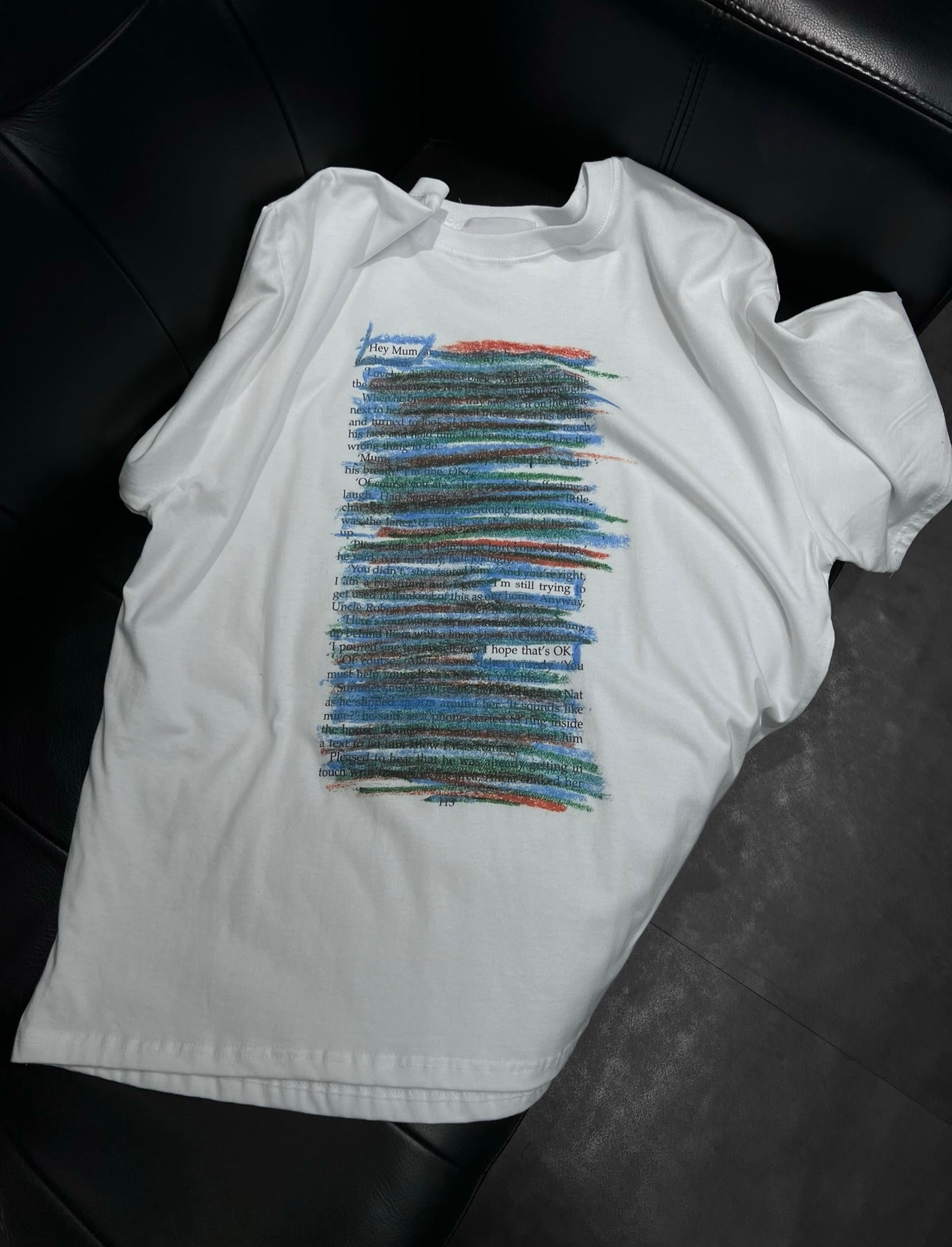 Graffiti Print Short Sleeves