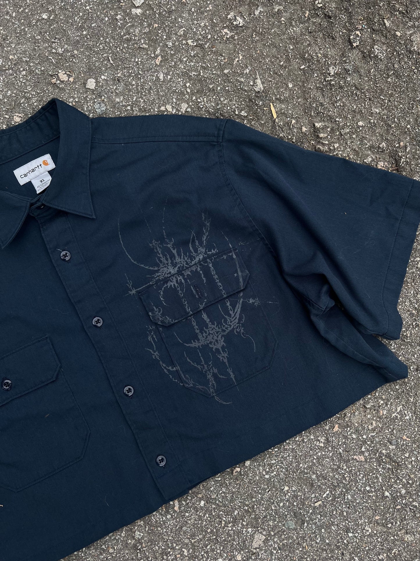 Vintage Crop Cut Shirt 8