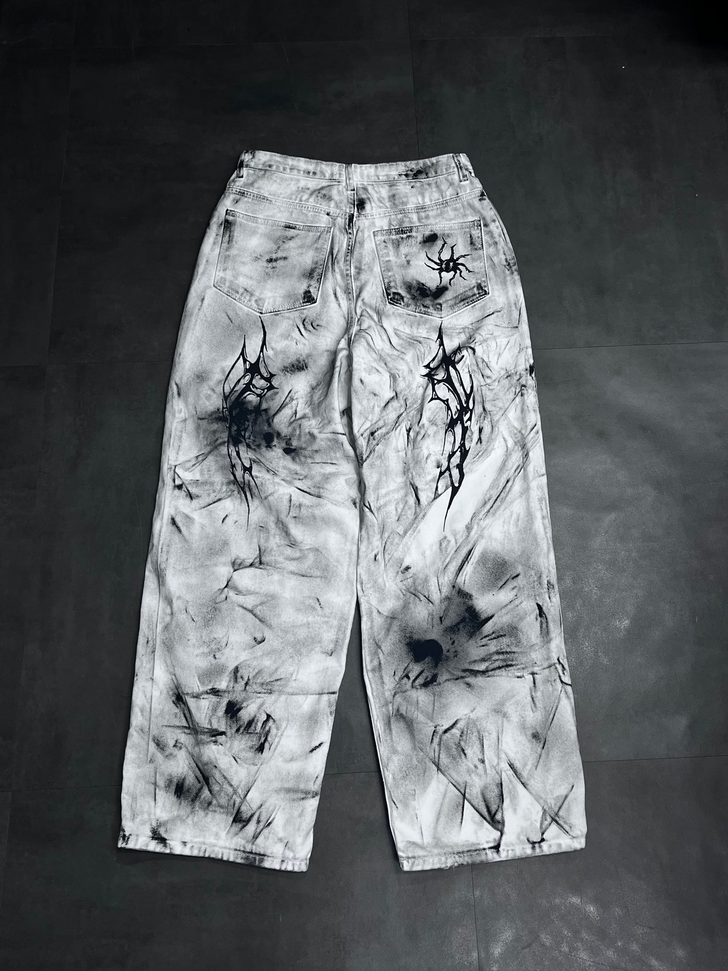 Tie-dye Damage Pants
