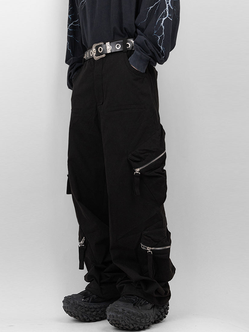 Wide Pocket Cargo Pants