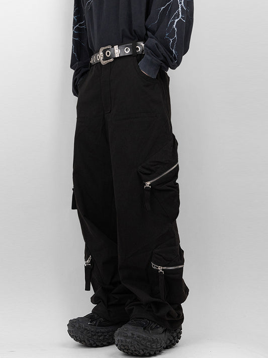 Wide Pocket Cargo Pants 