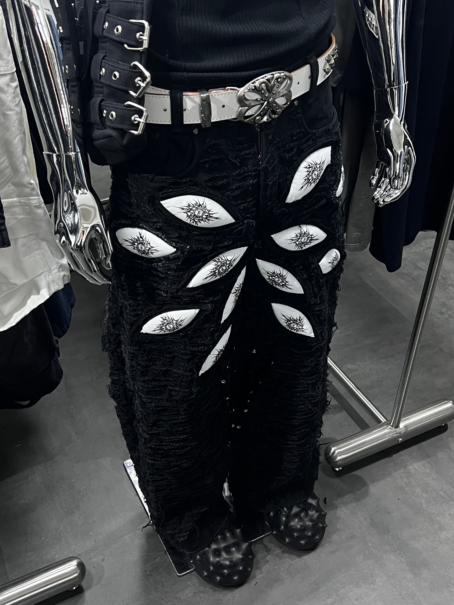 Diamond Plate Buckle Belt I'm