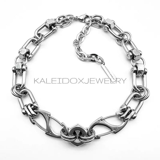 Stainless Steel Shackles Necklace