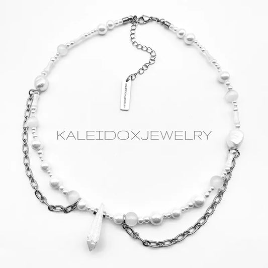 White Crystal Necklace