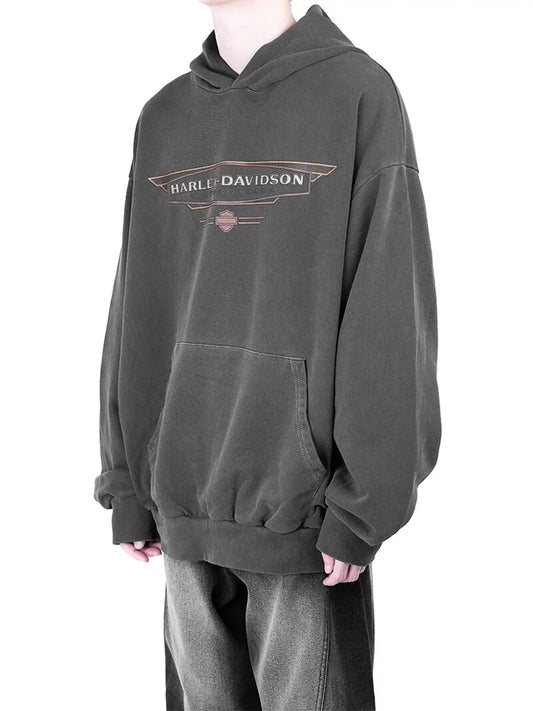 Harley Davidson Printed Hoodie