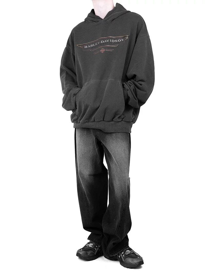 Harley Davidson Printed Hoodie