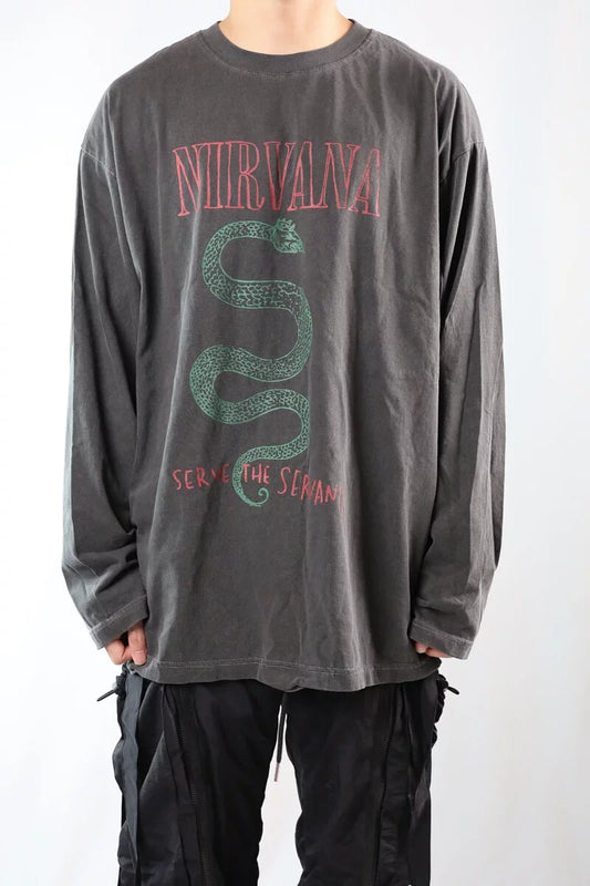 NIRVANA SERVANTS DYEING LONG SLEEVE T 