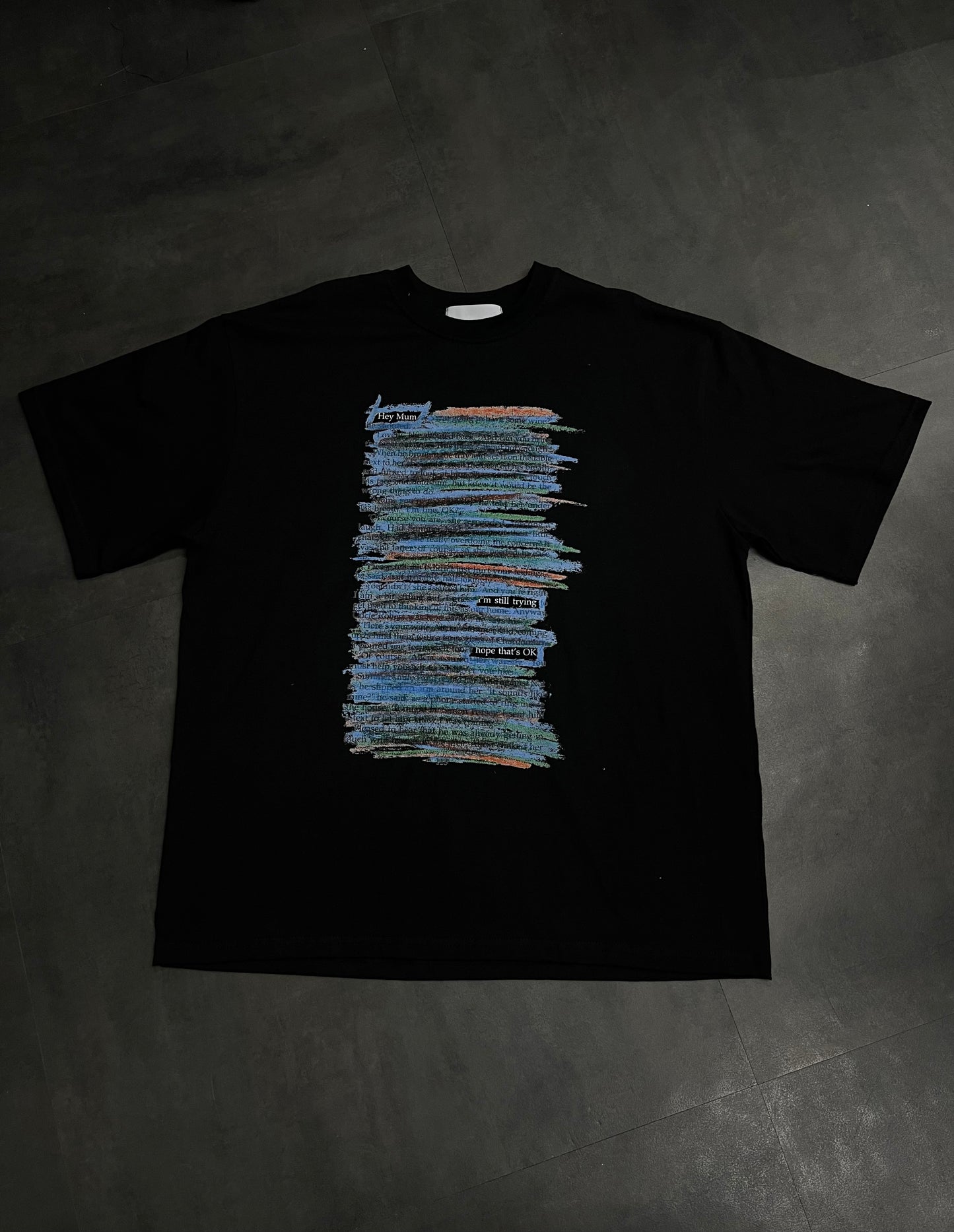 Graffiti Print Short Sleeves