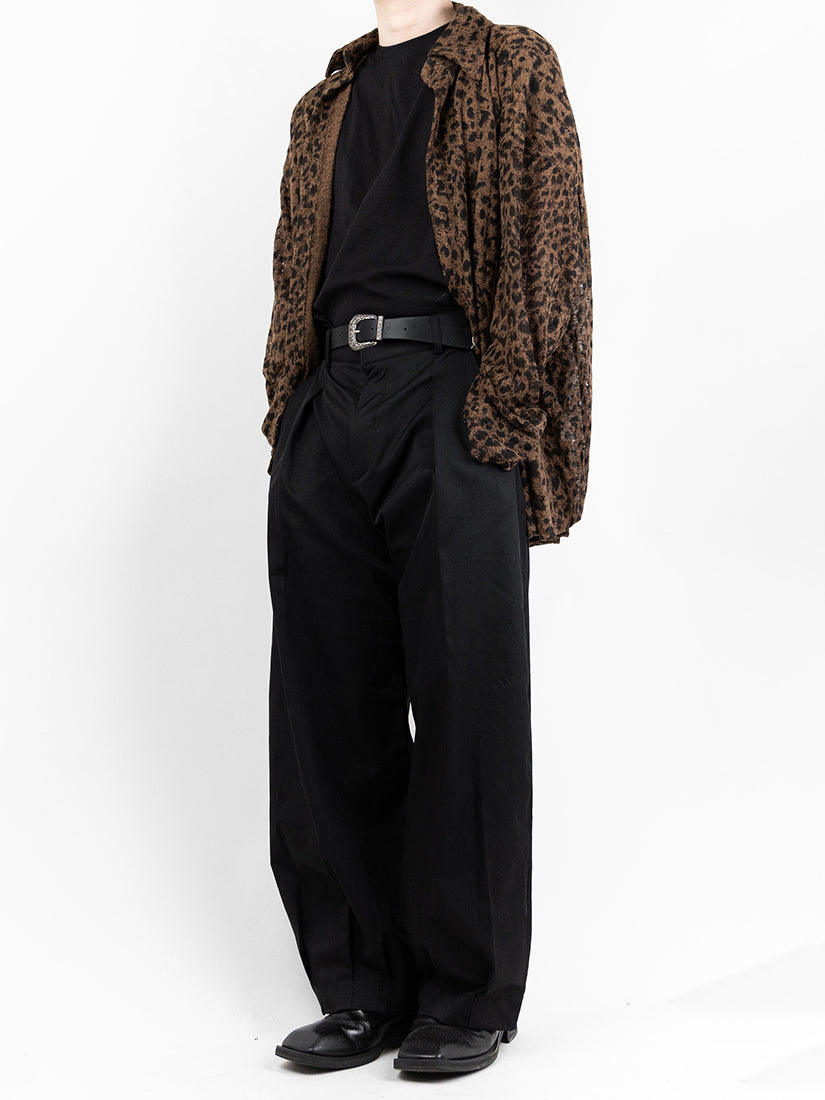 Leopard See-through Shirt