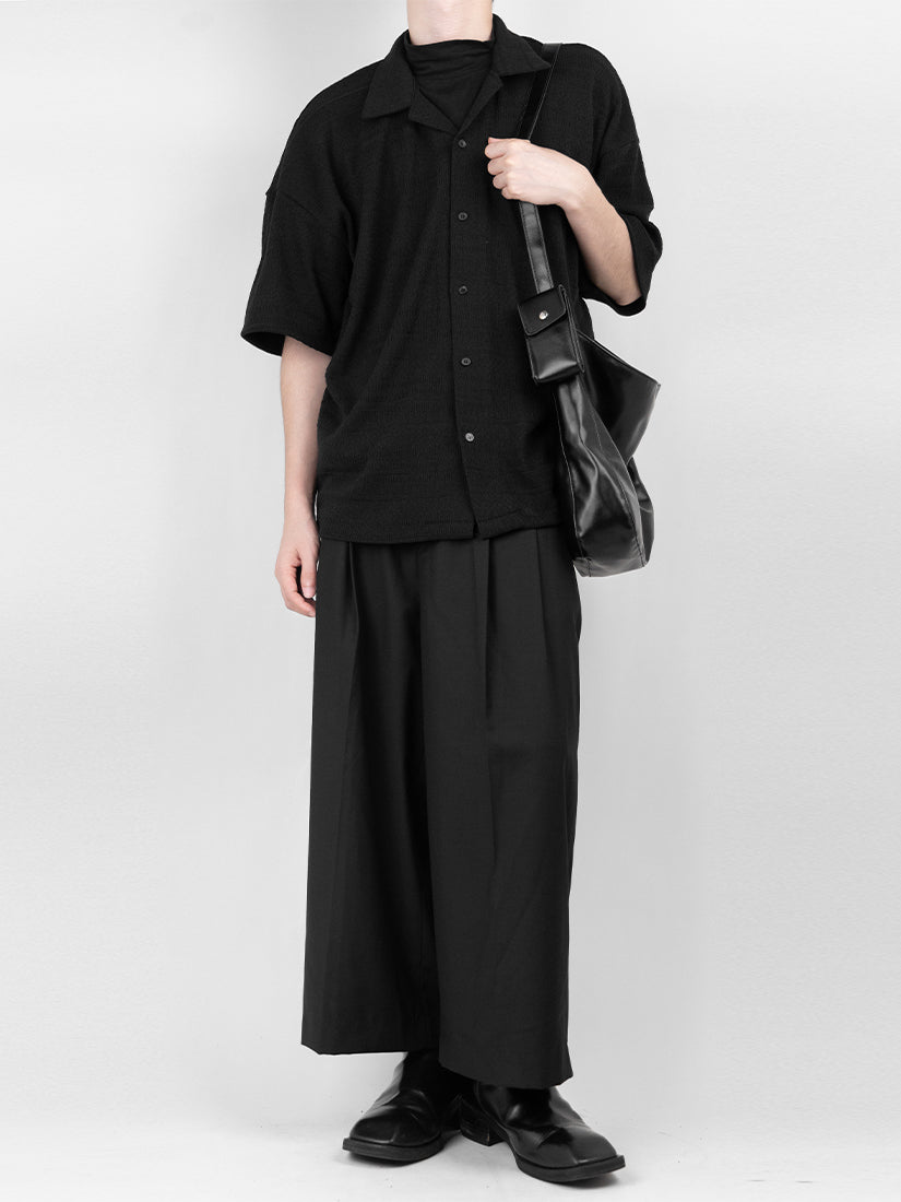 Wide Cropped Slacks
