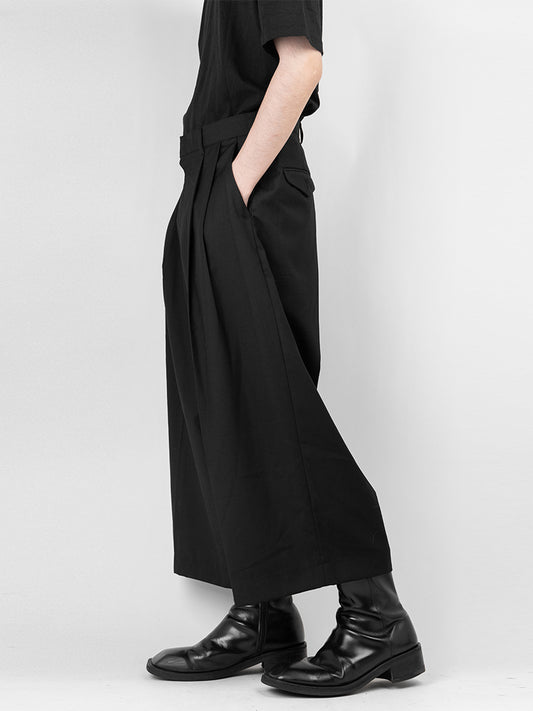 Wide Cropped Slacks 