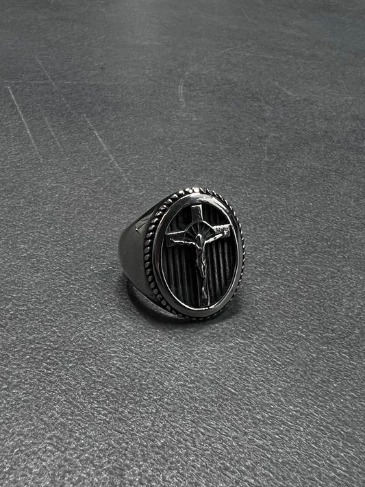 Surgical Steel  Jesus Ring