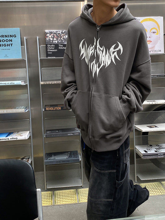 Bat Hood ZIP-UP 