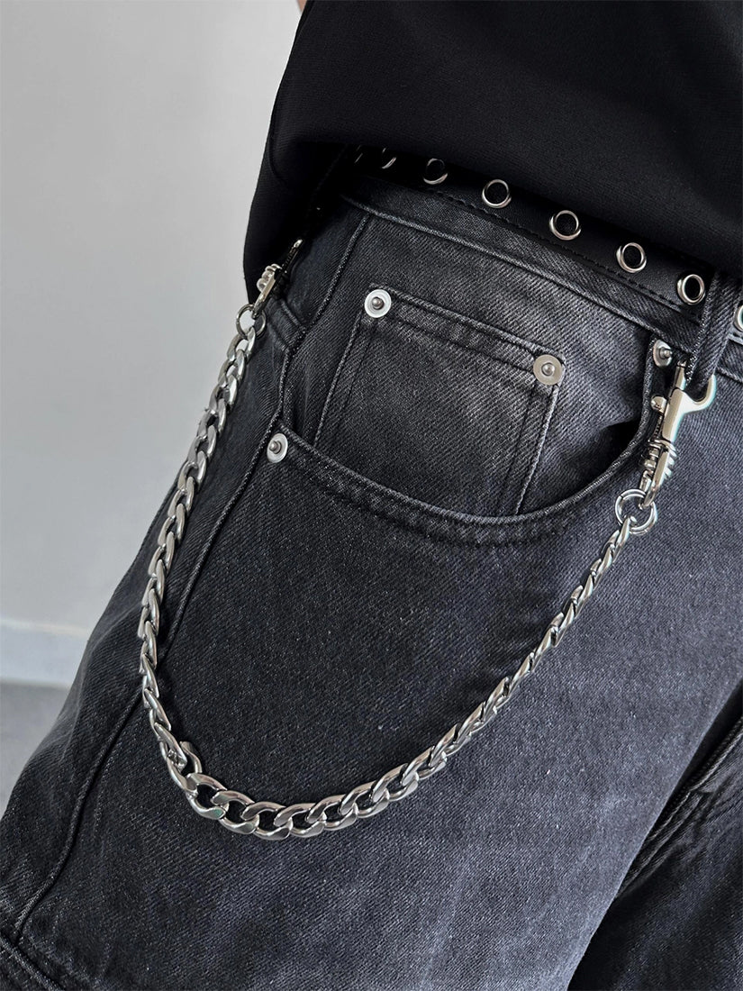 Ring Metal Chain Necklace/Pants Chain