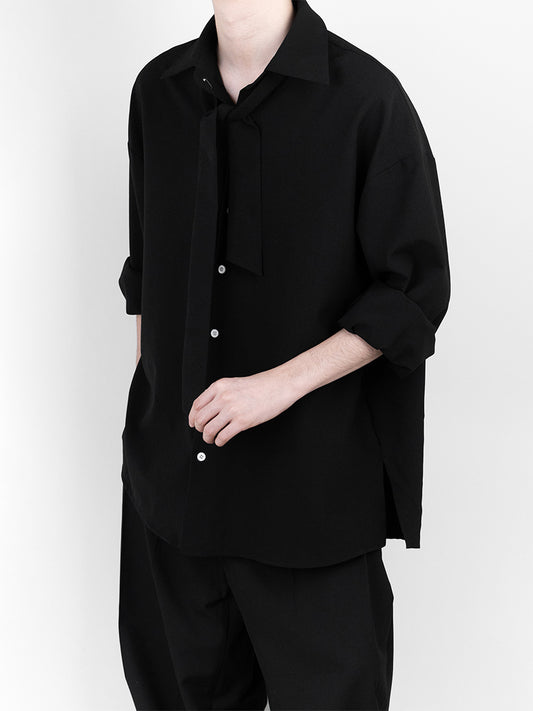 Tie Ruffled Shirts 