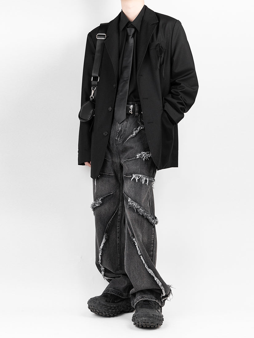 Tornado Deci Black Denim Pants 