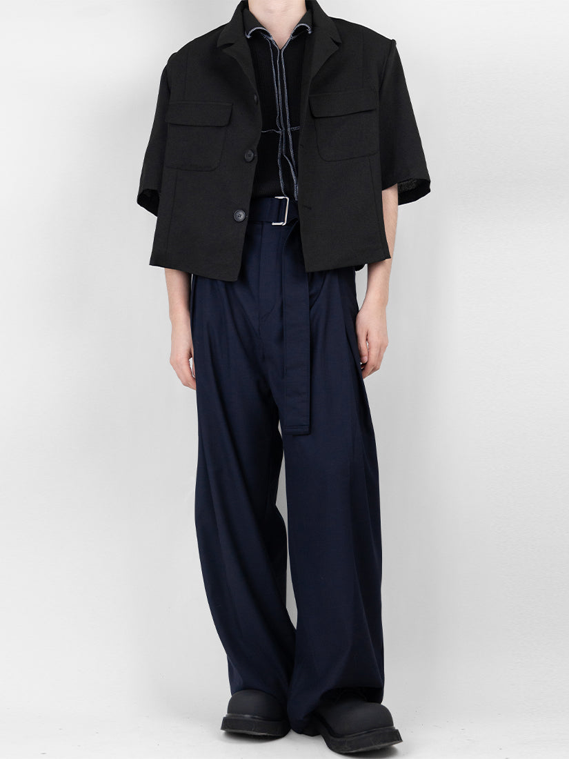 Pocket Crop Blazer
