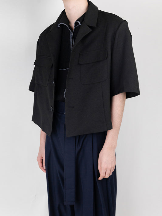 Pocket Crop Blazer 