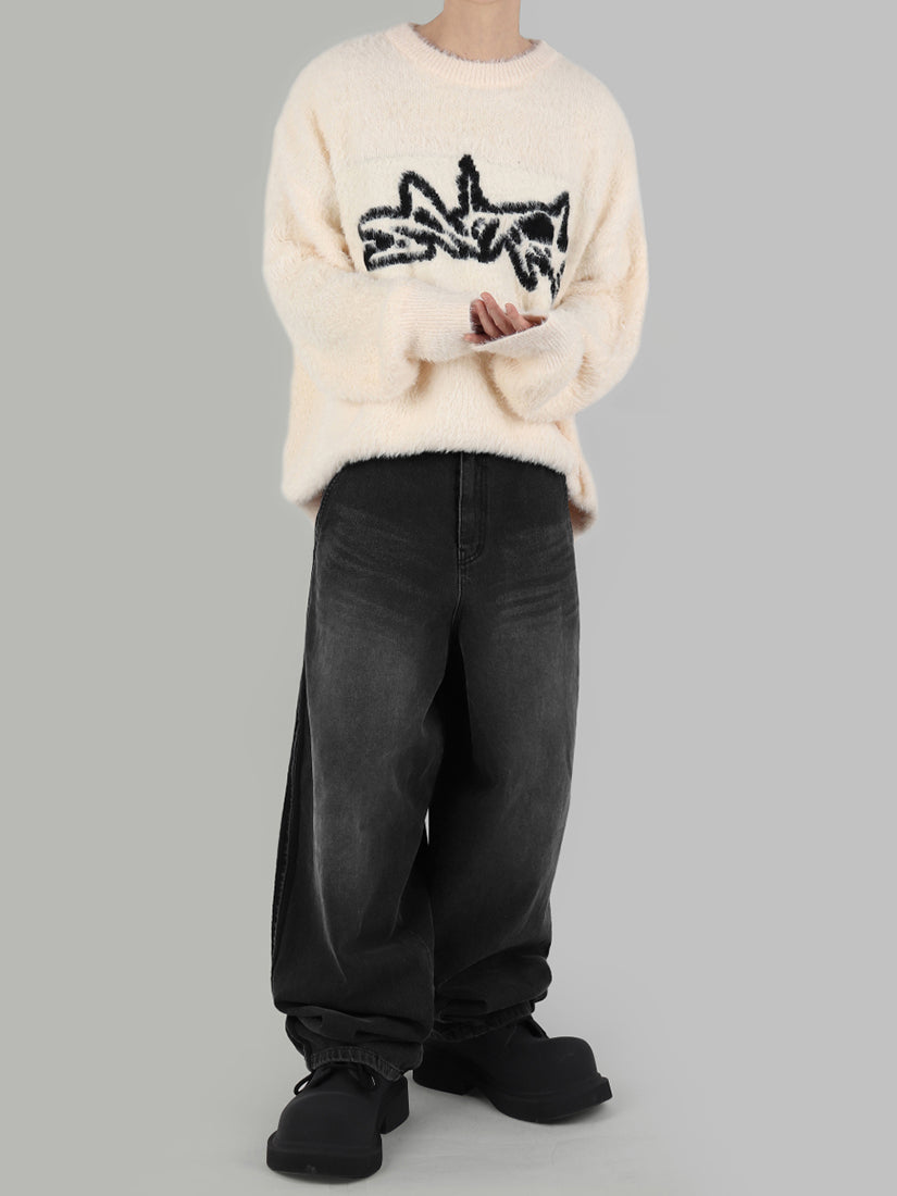 Graffiti Logo Wing Knit 