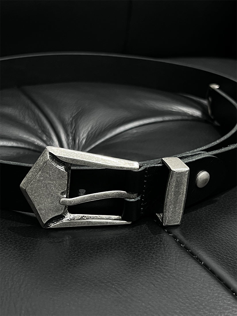 Irregular Iron Buckle Belt 