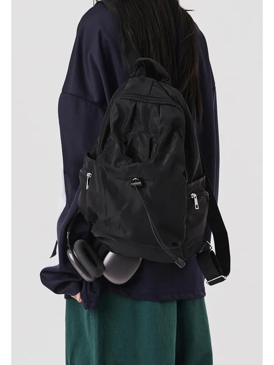 Bottle String Pocket Backpack