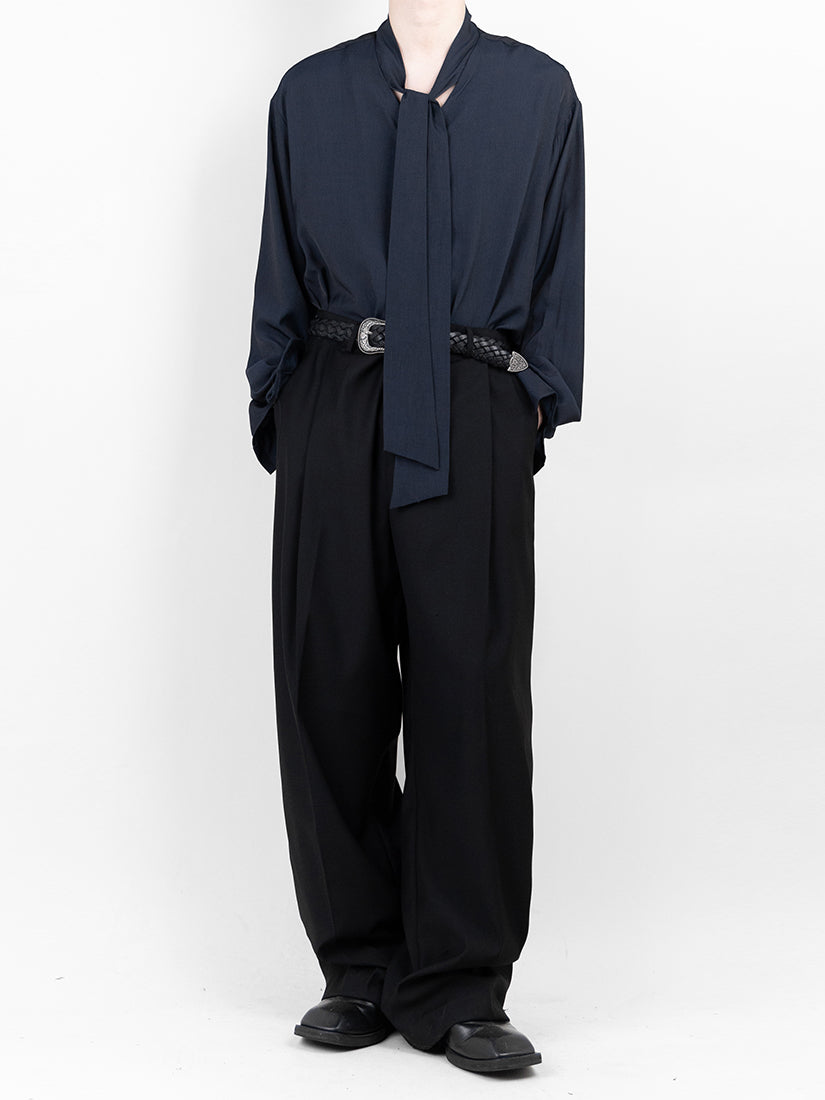 Silky Tie Shirt