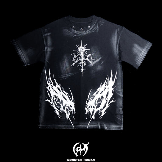 Sun tie-dye T-shirt
