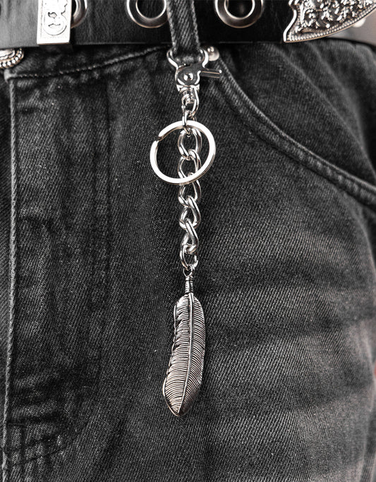 Feather Key Ring